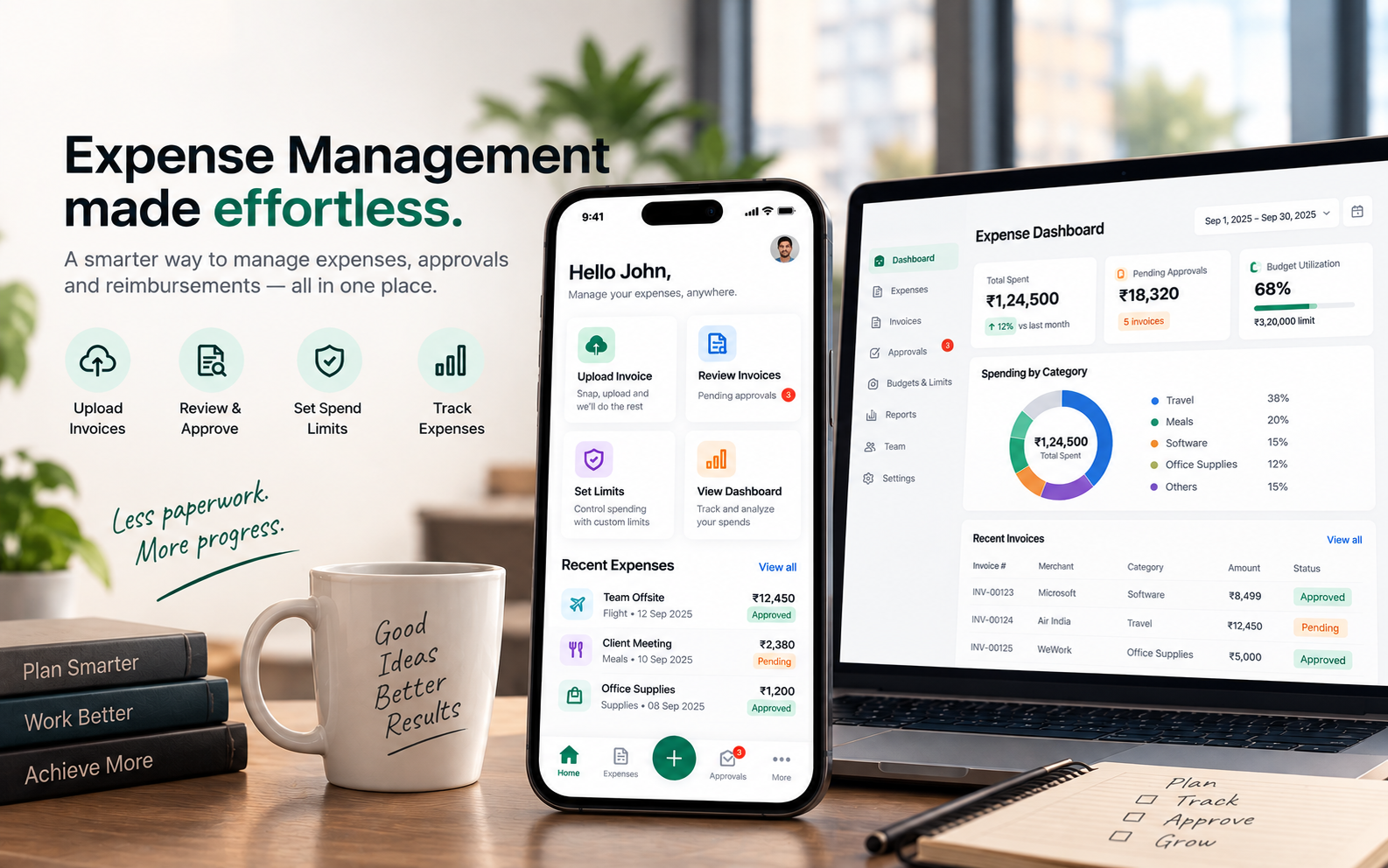 Expense & Spend Management App — screenshot